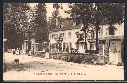 Cpa clairvaux jura rue - cpa,