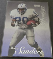 1998 Playoff Prestige Hobby SP Silver Barry Sanders #58 Detroit Lions