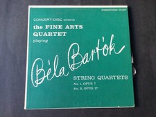 Bartok . Strings Quartets 1 and 2. Fine Arts Quartet . NM