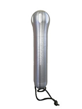 Lampe de poche design Marc Newson FLOS Apollo bracelet cuir verre aluminium v...