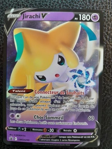Carte pokémon jirachi - pokémon, v