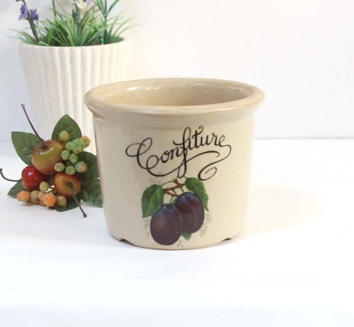 Ancien pot confiture prune - pot,