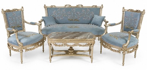 Canapé baroque antiques - canapé,