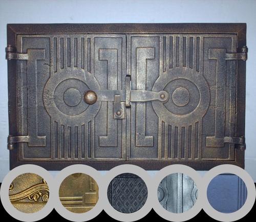 Porte four poêle - four,