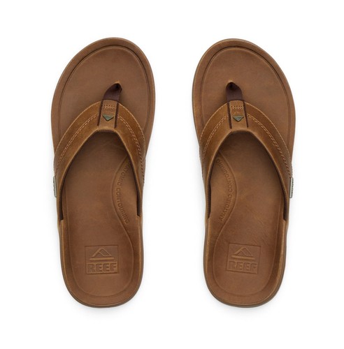 Reef tongs cuir leather - tongs,