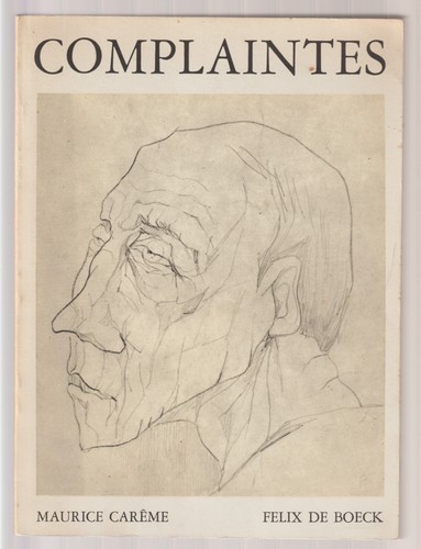Complaintes maurice carême - maurice,