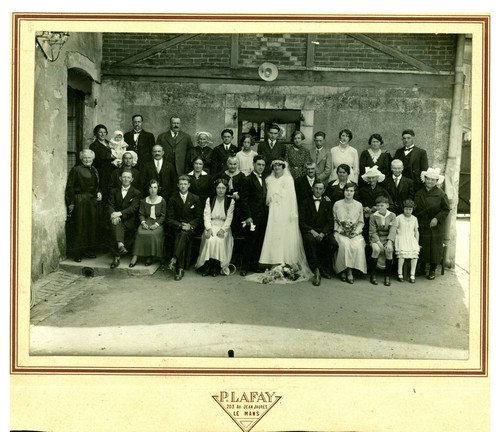 Photo ancienne mariage - ,