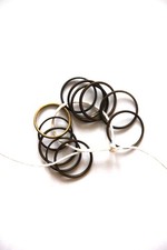 Lot de 11 petits anneaux à