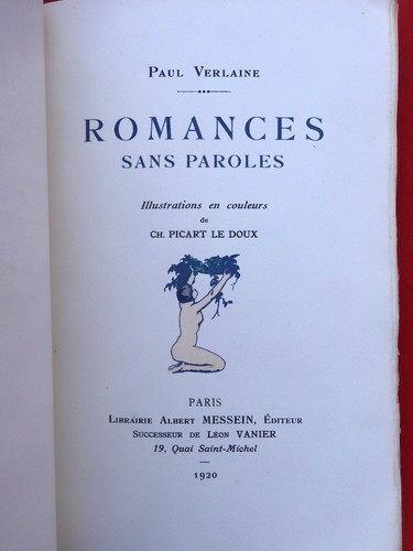 Verlaine poésies romances - verlaine,