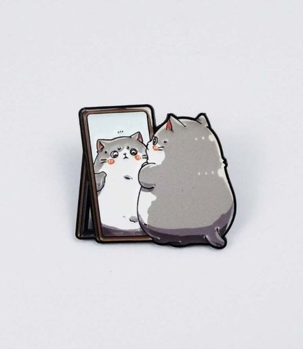 Pin gros chat - pin’s, régime