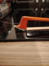 Ancien Archet De Violon 4/4 En Bois De Pernambouc