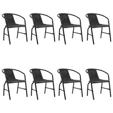 Lot de 6 Chaises de Jardin