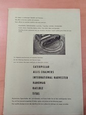 Chains price list IHC caterpillar Hanomag kaelble brochure tractor brochure 38