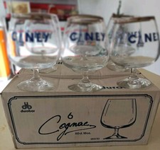 6 Verres Ciney 25 CL Dans Le Carton D'origine Vintage