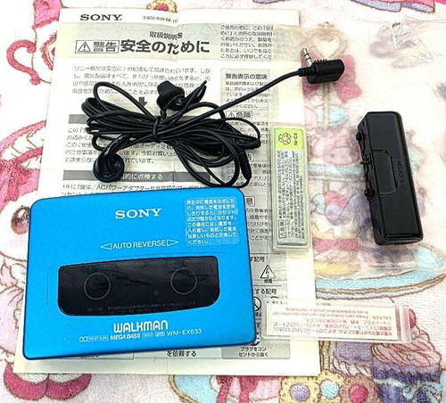 Lecteur cassette sony walkman - cassette,