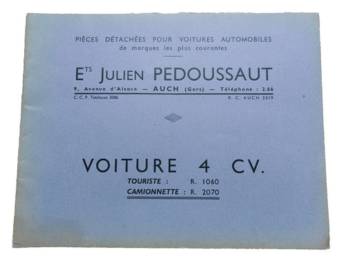 Voiture 4cv renault - 4cv,