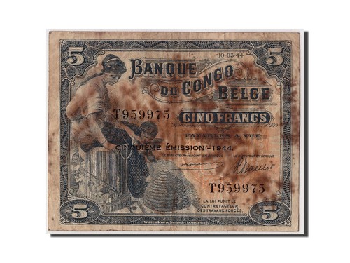 Billet congo belge - billet,,