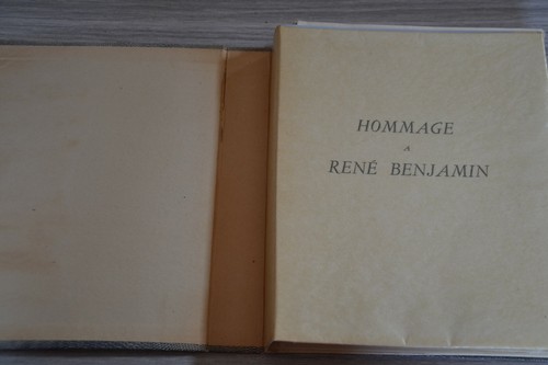 Hommage rené benjamin - à, /