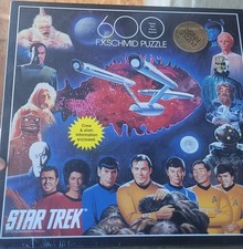 Vintage Star Trek 600 Pieces Puzzle - FX Schmid Sealed Excellent Collectible 