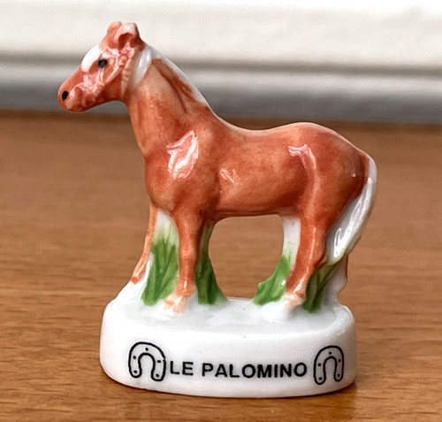 Fève poney palomino cheval - poney,