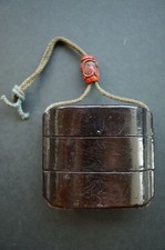Inro 3 pièces Netsuke