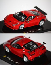 Hotwheels Elite Ferrari 458 Italia GT2 2011 rouge 1/43 X2861