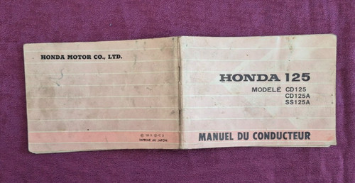 Honda 125 modèle cd - 125,