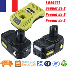 2x pour batterie Ryobi 18V