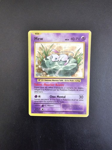 Carte pokémon mew - carte, 53/108