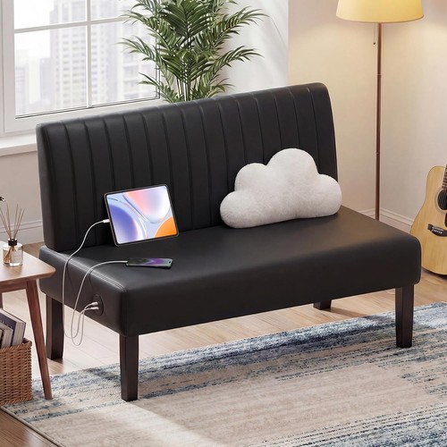Mini small black leather - w,