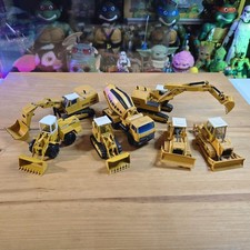 Liebherr Diecast Construction Vehicle Model Lot Of 7 Excavator Cement Bulldozer 