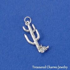Silver SAGUARO CACTUS Desert Arizona Southwestern CHARM PENDANT *NEW*