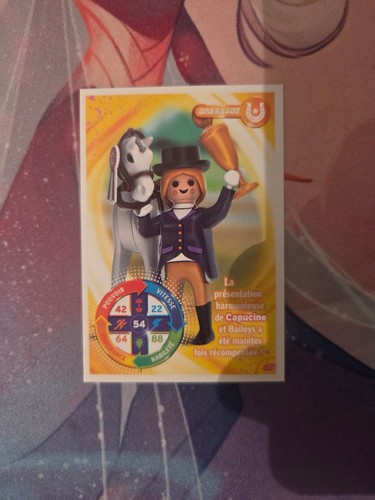 Playmobil carte dressage - carte,