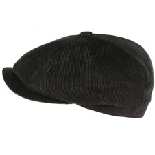 Casquette Gavroche Noire velours Sandvik Aussie Apparel-M
