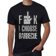 ULTRABASIC Homme Tee-Shirt F**k Je Choisis Le Barbecue F**k I Choose Barbecue