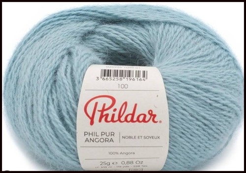 Pelotes laine pur angora - pur,