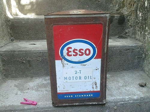 Ancien bidon huile - ancien, 20l