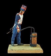 VANOT / THE WATER PUMP / Lead Soldier Original Painting Figure 