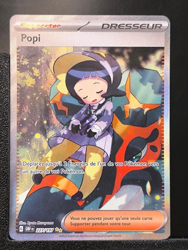 Carte pokémon popi 227 - carte,