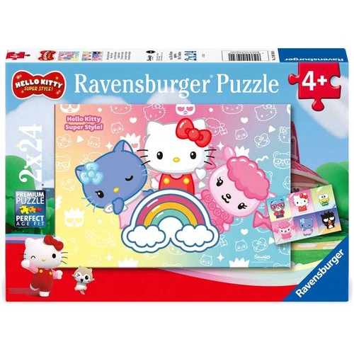 Puzzle 2x24pc assortiment - puzzle,