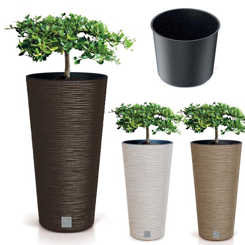 Pot fleurs avec insert furu - avec,