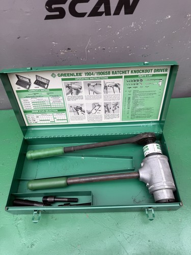 Greenlee 1904 ratchet - 1904, knockout