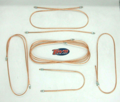 Kit tuyaux frein cuivre - tuyaux, de