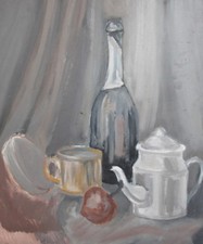 Tableau ancien huile nature