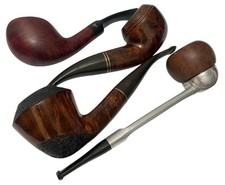 Lot de 4 pipes en bruyère (Stanwell, Butz-Choquin, Falcon, France