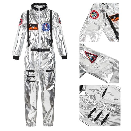 Costume astronaute argenté - costume,
