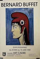 Buffet Bernard La marianne du bicentinaire 1989 Original Poster Exhibition