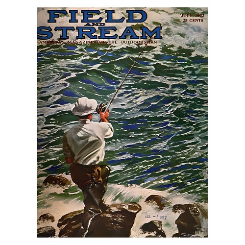 Affiche vintage pêcheur - vintage,