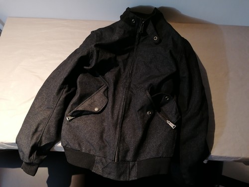 Blouson moto noir helstons - noir,