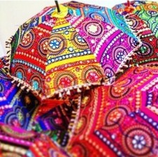Wholesle Lot of 20 PC Bohemian parasols Indian Hippie Umbrella Decor